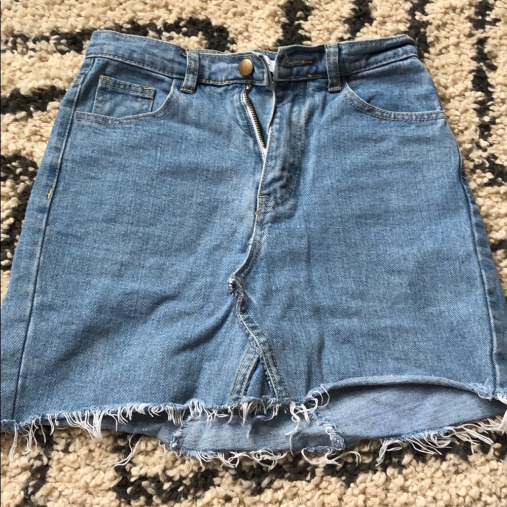 Vintage denim skirt